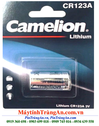 Camelion CR123A; Pin 3v lithium Camelion CR123A chính hãng /Loại Vỉ 1viên